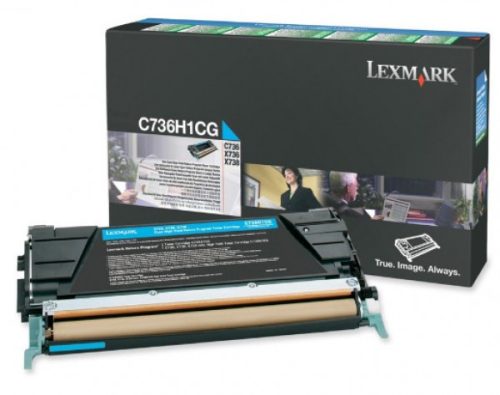 Lexmark C736,X736,738 toner cyan(Eredeti) C736H1CG
