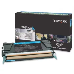 Lexmark C746,748 toner Cyan 7K (Eredeti)C746A1CG