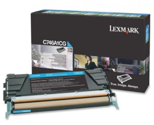 Lexmark C746,748 toner Cyan 7K (Eredeti)C746A1CG