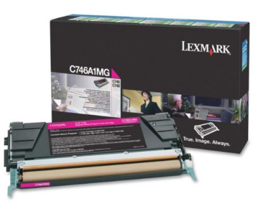 Lexmark C746,748 toner Magenta 7K (Eredeti) C746A1MG