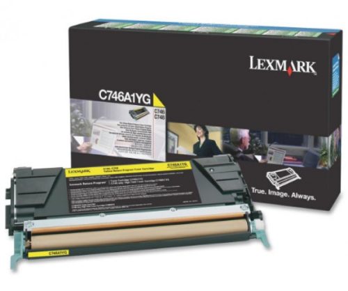 Lexmark C746,748 toner Yellow 7K (Eredeti)C746A1YG