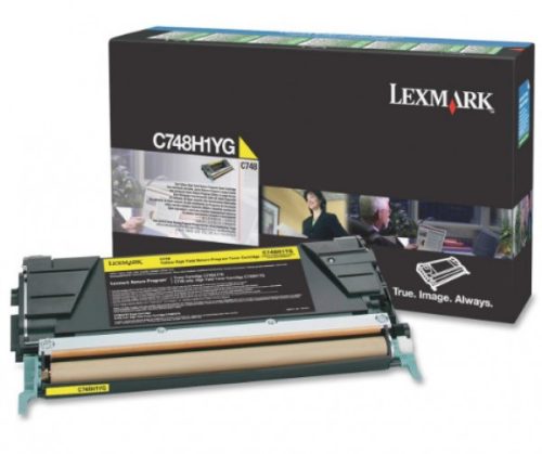 LexmarkC748H1YG toner Yellow 10K (Eredeti) C746,748