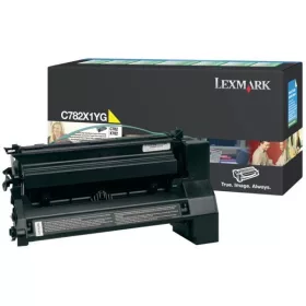   Lexmark C782/X782e Extra High Return Toner Yellow 15K (Eredeti) C782X1YG