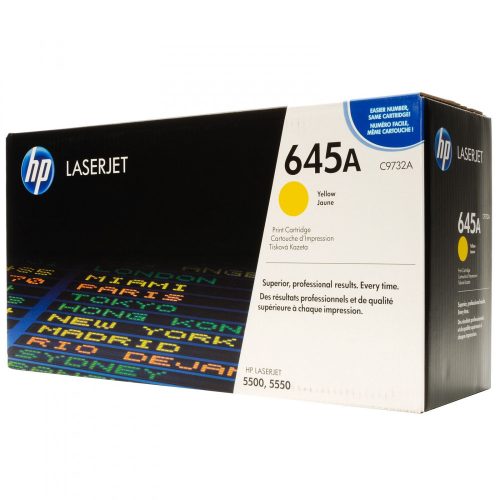 HP C9732A Toner Yellow 12k No.645A (Eredeti)*