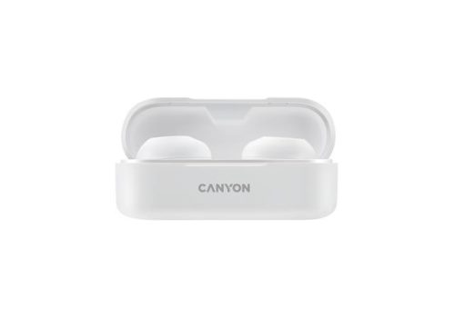 Fülhallgató, TWS vezeték nélküli, Bluetooth 5.0, CANYON "TWS-1", fehér