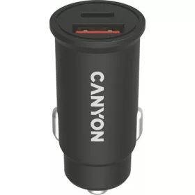   Autós töltő, USB-C/USB-A, QC 3.0 18W, PD 30W, CANYON "?-20B03"