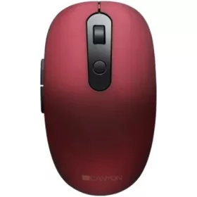   Egér, vezeték nélküli, optikai, USB/Bluetooth, CANYON "MW-9", piros