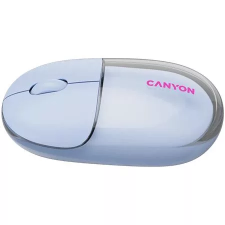 Egér, vezeték nélküli, dual-mode kapcsolat, optikai, CANYON "OnClick 24", kék