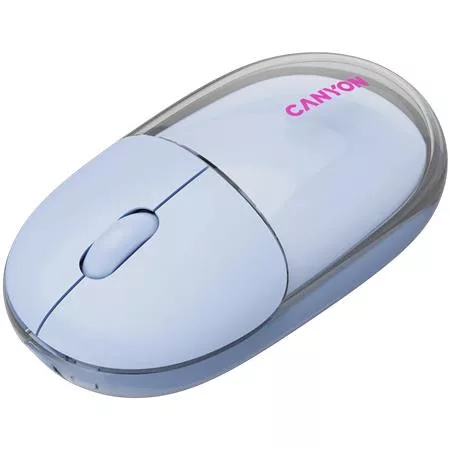 Egér, vezeték nélküli, dual-mode kapcsolat, optikai, CANYON "OnClick 24", kék