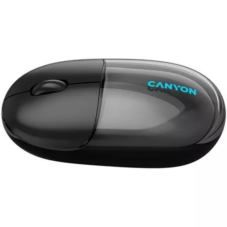 Egér, vezeték nélküli, dual-mode kapcsolat, optikai, CANYON "OnClick 24", fekete
