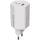 Hálózati töltő, 1xUSB-A, 2xUSB-C, 65W, CANYON "Hexagon 65", fehér
