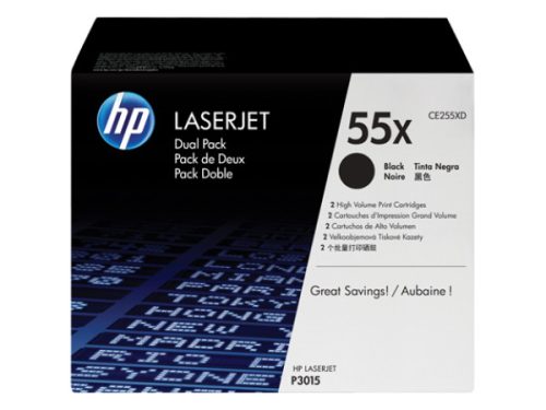 HP CE255XD Toner Dupla Black No.55XD (CDH)