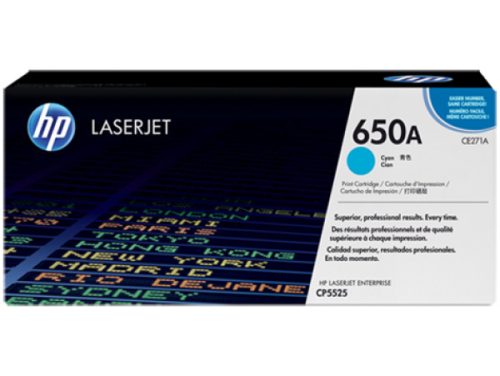 HP CE271A Toner Cyan 15k No.650A