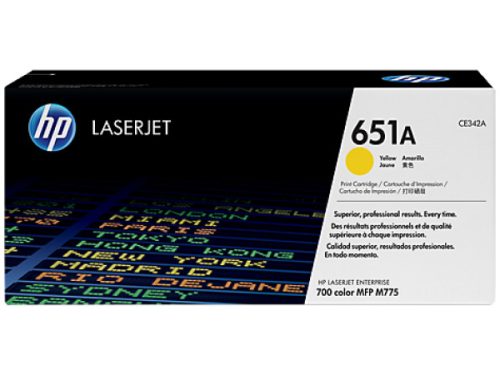 HP CE342A Toner Yell 16K No.651A (Eredeti)