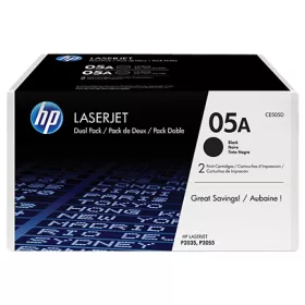 HP CE505D Toner Bk duo-pck No.05A /orig/