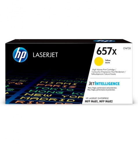 HP CF472X Toner Yellow 23k No.657X /orig./