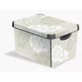 Tárolódoboz, 22 l, romantikus, CURVER " Deco L"