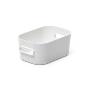   Műanyag tárolódoboz, 0,6 liter, SMARTSTORE "Compact XS", fehér