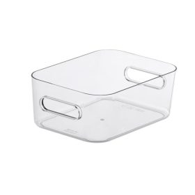   Műanyag tárolódoboz, 1,5 liter, SMARTSTORE "Compact Clear S", átlátszó
