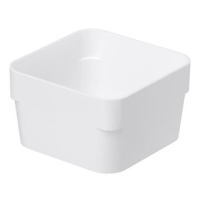   Fiókrendező, 10x6x10 cm, SMARTSTORE "Compact", fehér