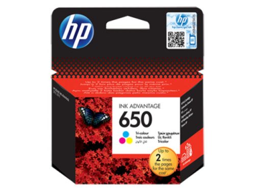 HP CZ102AE Tintapatron Color 200 oldal kapacitás No.650 Akciós
