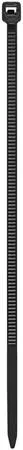 Kábelkötegelő, gyorskötöző, 2,5x100mm, DONAU "Tech", fekete