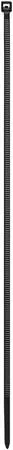 Kábelkötegelő, gyorskötöző, 3,6x250mm, DONAU "Tech", fekete