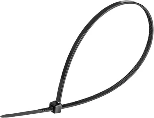 Kábelkötegelő, gyorskötöző, 3,6x250mm, DONAU "Tech", fekete