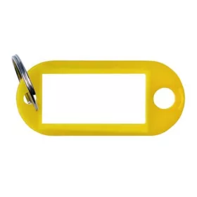 Kulcscímke, 50x20 cm, 10 db, OFFICE PRODUCTS, sárga