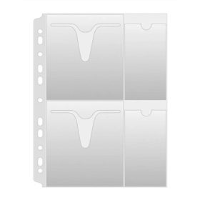   CD/DVD genotherm, lefűzhető, A4, 160 mikron, víztiszta, DONAU