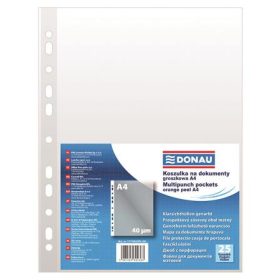   Genotherm, lefűzhető, A4, 40 mikron, narancsos felület, DONAU