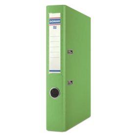   Iratrendező, 50 mm, A4, PP/karton,  DONAU "Szivárvány", világoszöld