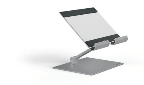 Tablet tartó állvány, asztali, DURABLE "RISE", ezüst