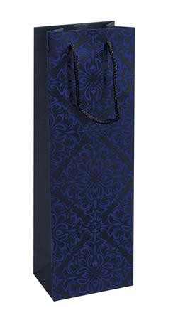 Italtartó tasak, zsinórfüles, 12x35,5x8 cm, DONAU "Home", vegyes minta