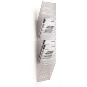   Prospektustartó, fali, álló, A4, DURABLE "FLEXIBOXX", áttetsző