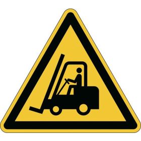   Padlójelölő matrica, DURABLE "Vigyázat! Targonca", sárga-fekete