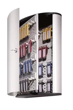 Zárható kulcsszekrény, 48 kulcs, DURABLE "KEY BOX",ezüst