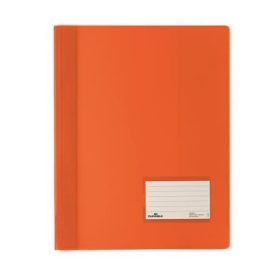   Gyorsfűző, A4, extra erős, DURABLE "DURALUX®", áttetsző narancs