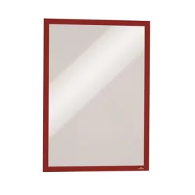   Bemutató keret, A3, mágneses, DURABLE "DURAFRAME® MAGNETIC", piros