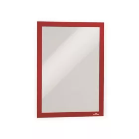   Mágneses tasak, A4, öntapadó háttal, DURABLE "DURAFRAME®", piros