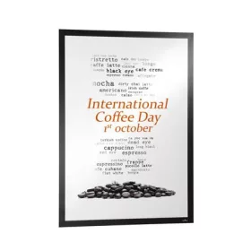  Infokeret, 50x70 cm, DURABLE "DURAFRAME® POSTER", fekete