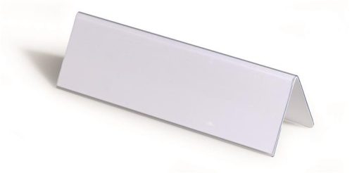Névtábla tartó, asztali, 61/122x210 mm, DURABLE