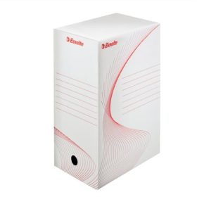   Archiválódoboz, A4, 150 mm, karton, ESSELTE "Boxy", fehér