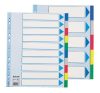 Regiszter, műanyag, A4, 12 részes, ESSELTE