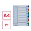 Regiszter, műanyag, A4, 12 részes, ESSELTE