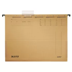   Függőmappa, oldalvédelemmel, karton, A4, LEITZ "Alpha", natúr