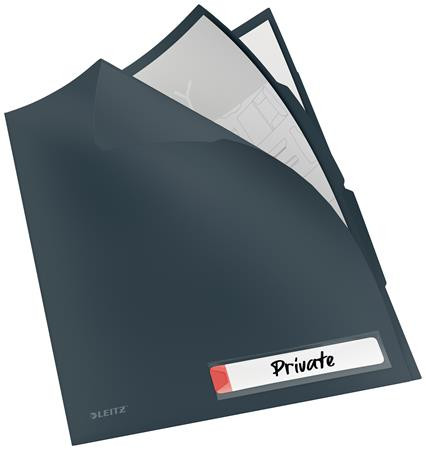 Rendszerező genotherm, A4, PP, LEITZ "Cosy Privacy", bársonyszürke