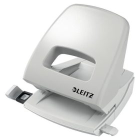   Lyukasztó, kétlyukú, 25 lap, LEITZ "Nexxt 5005", szürke