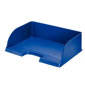   Irattálca, műanyag, oldalt nyitott, LEITZ "Plus Jumbo", kék