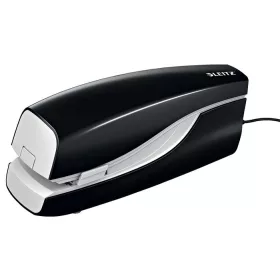   Tűzőgép, elektromos, 24/6, 20 lap, LEITZ "Nexxt 5533", fekete